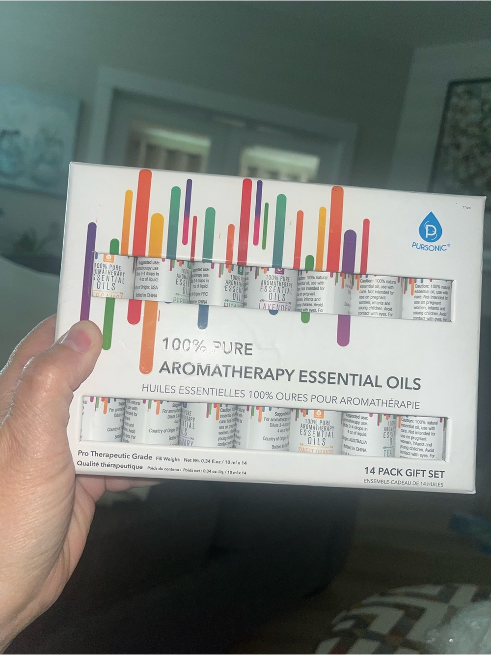 Pursonic 100% Pure Aromatherapy Essential Oils - White, 14-Pack